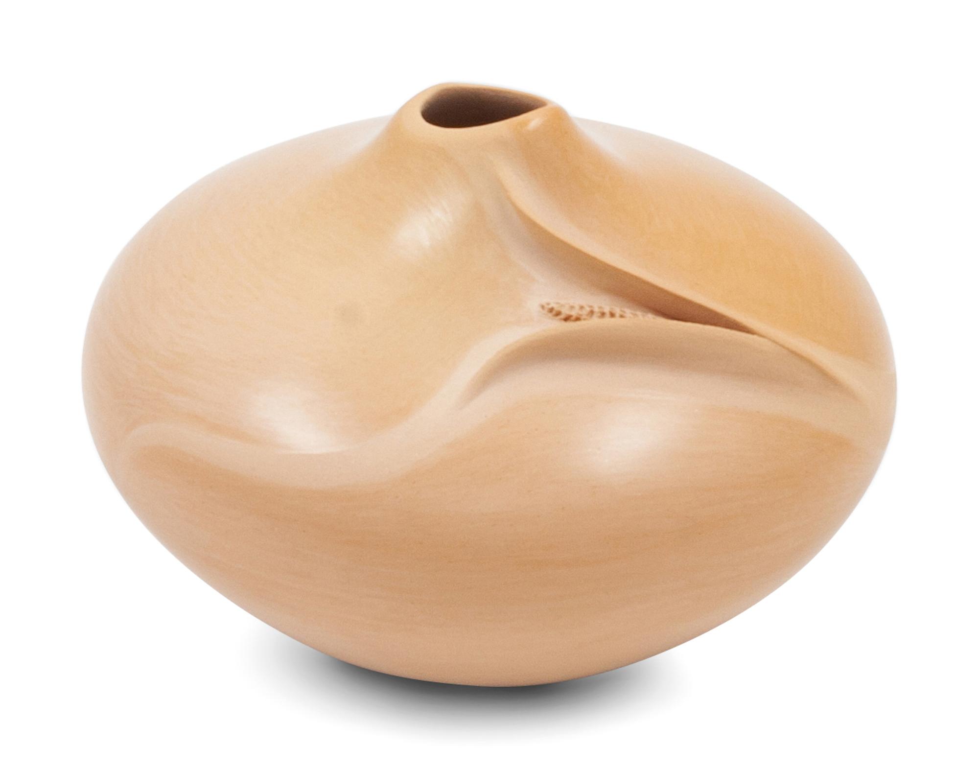 Buff Corn Design Seed Jar