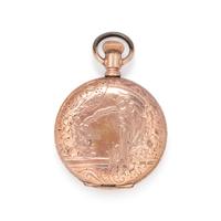 ELGIN, GOLD-FILLED HUNTER CASE POCKET WATCH