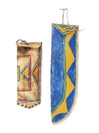 Sioux Painted Parfleche Containers
