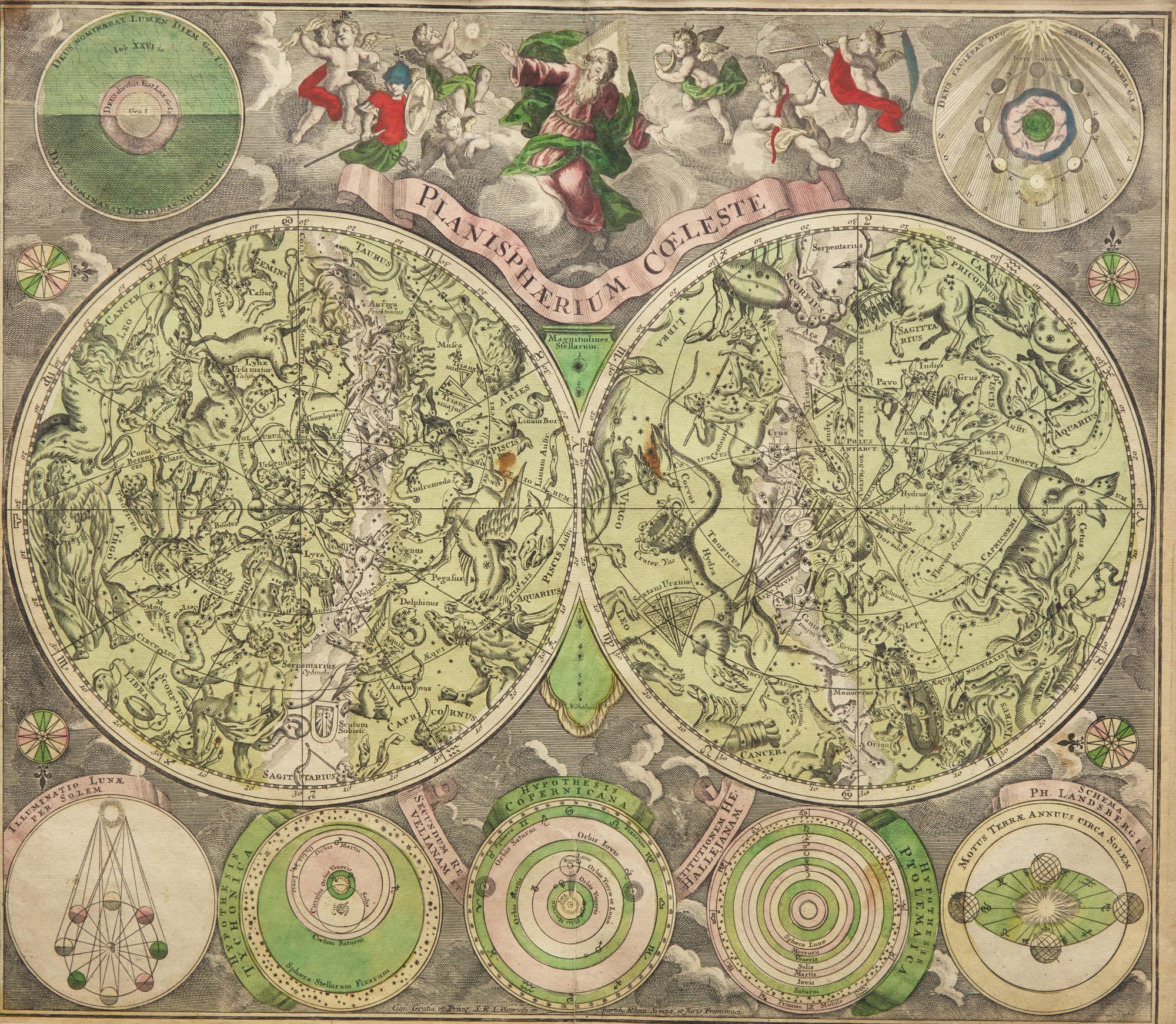 [Maps & Atlases] (Seutter, Matthias). Planisphaerium Coeleste. ..