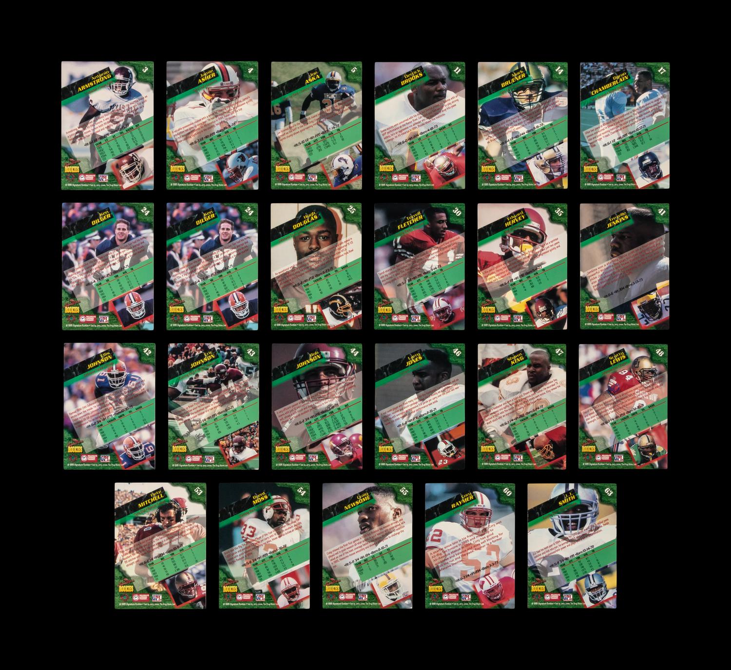 A Collection of Over 80 Assorted 1990s Signed Autograph Trading Cards