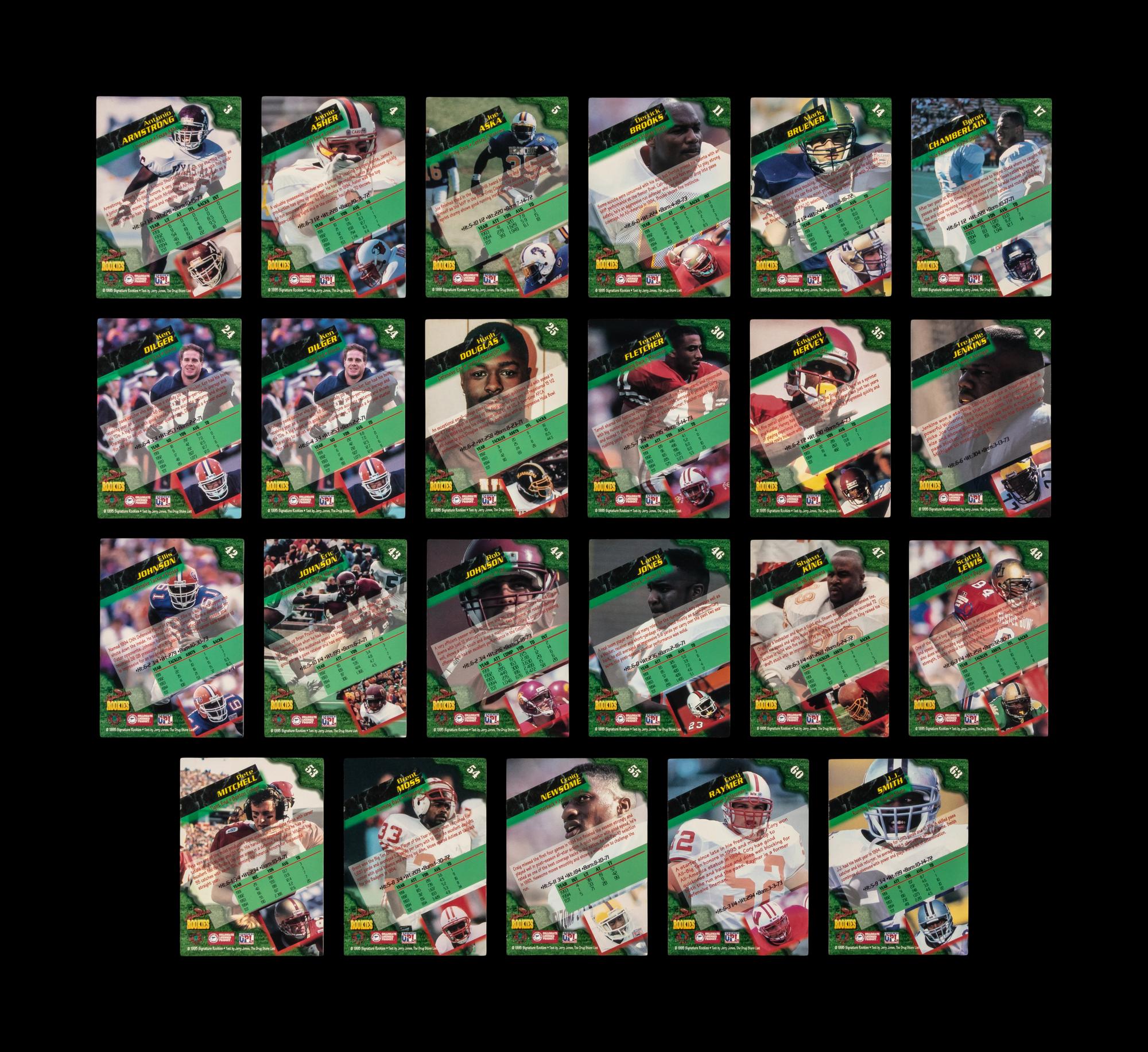 A Collection of Over 80 Assorted 1990s Signed Autograph Trading Cards