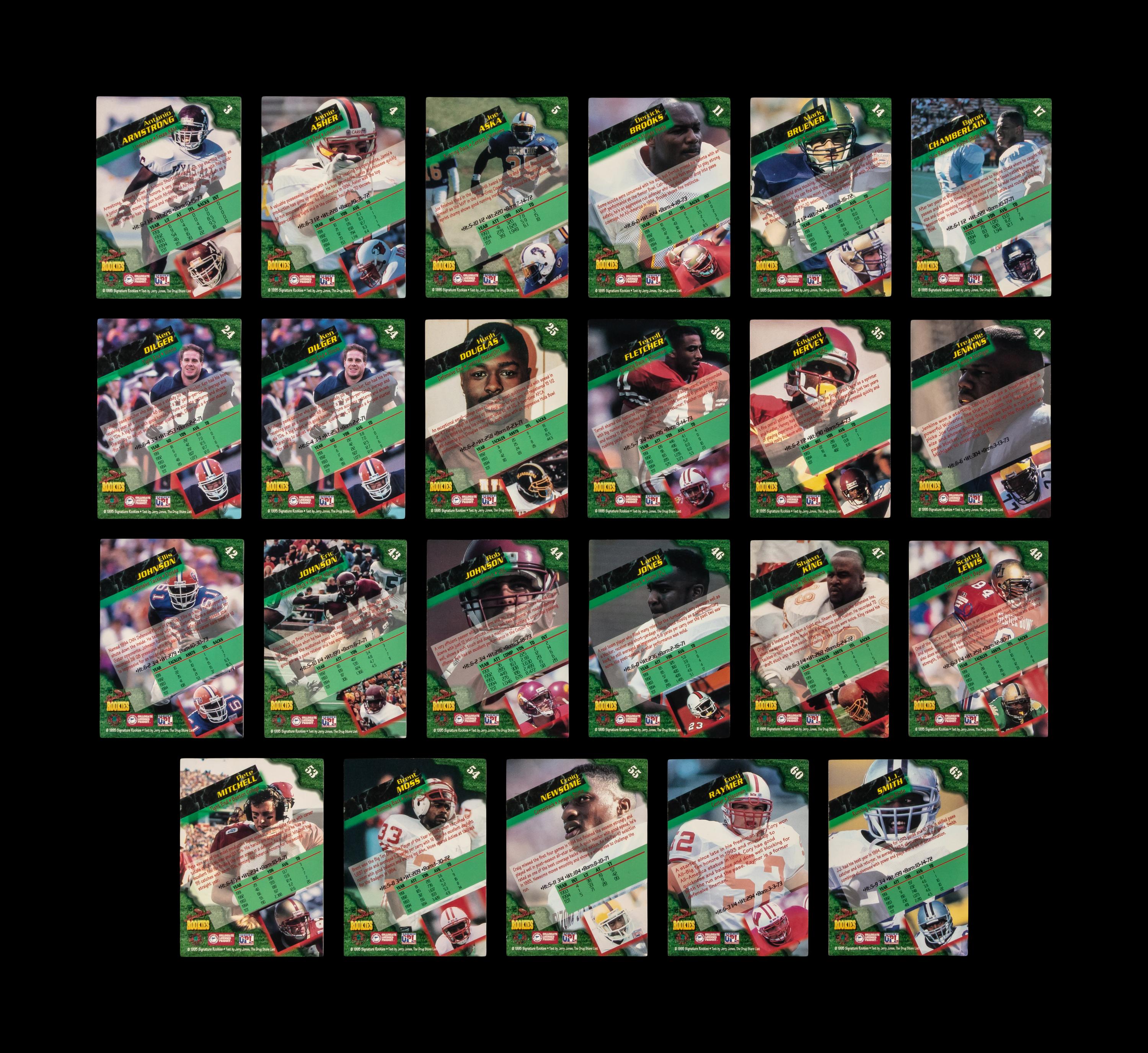 A Collection of Over 80 Assorted 1990s Signed Autograph Trading Cards