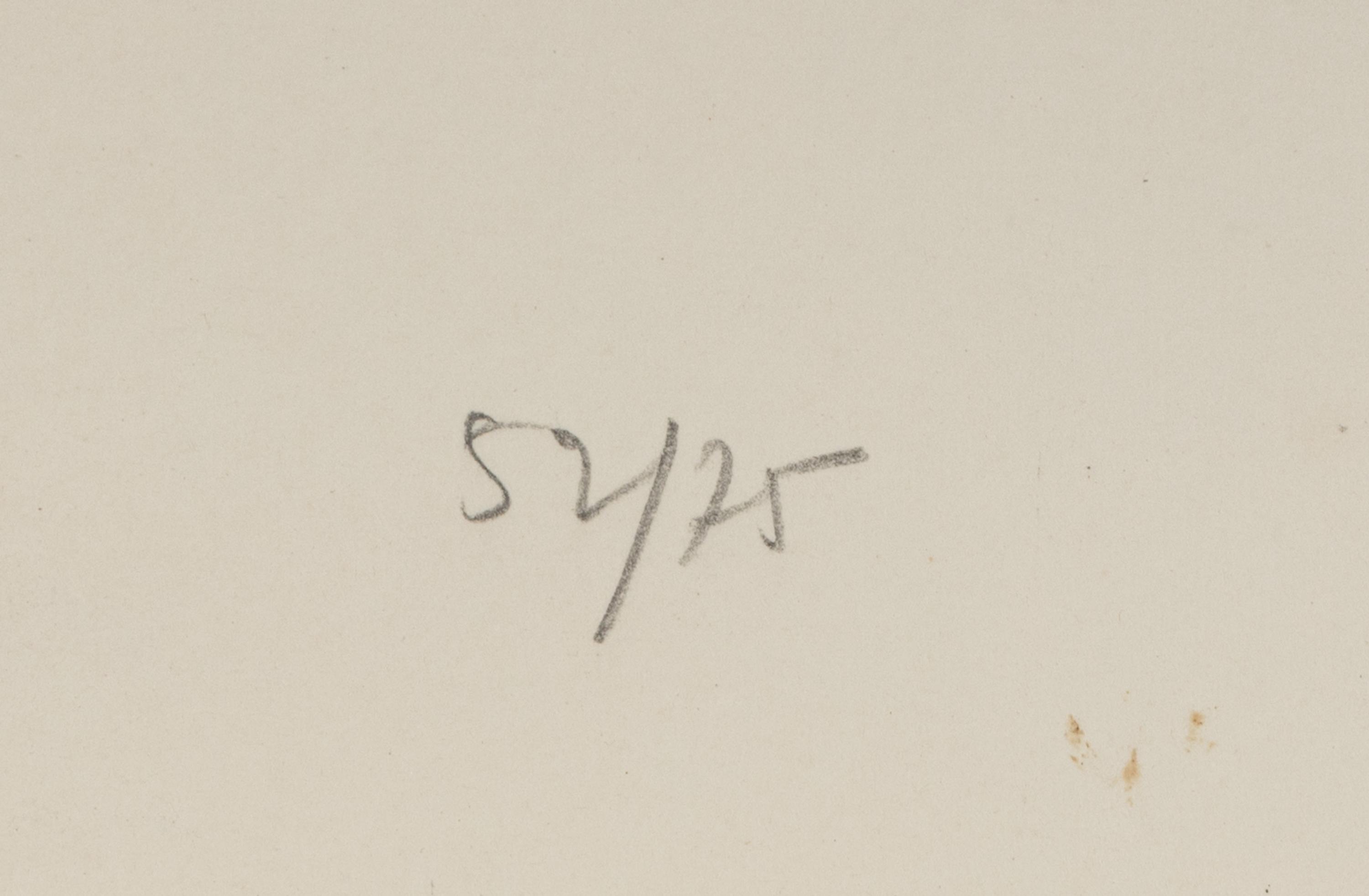 La Mère de l'artiste lisant sous la lampe à Stampa III, 1963
