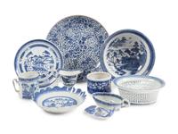 A Large Collection of Canton Export Porcelain Articles