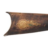 Halfstock Heavy Barrel Percussion Kentucky Rifle by P.A. Reinhard ca.1871