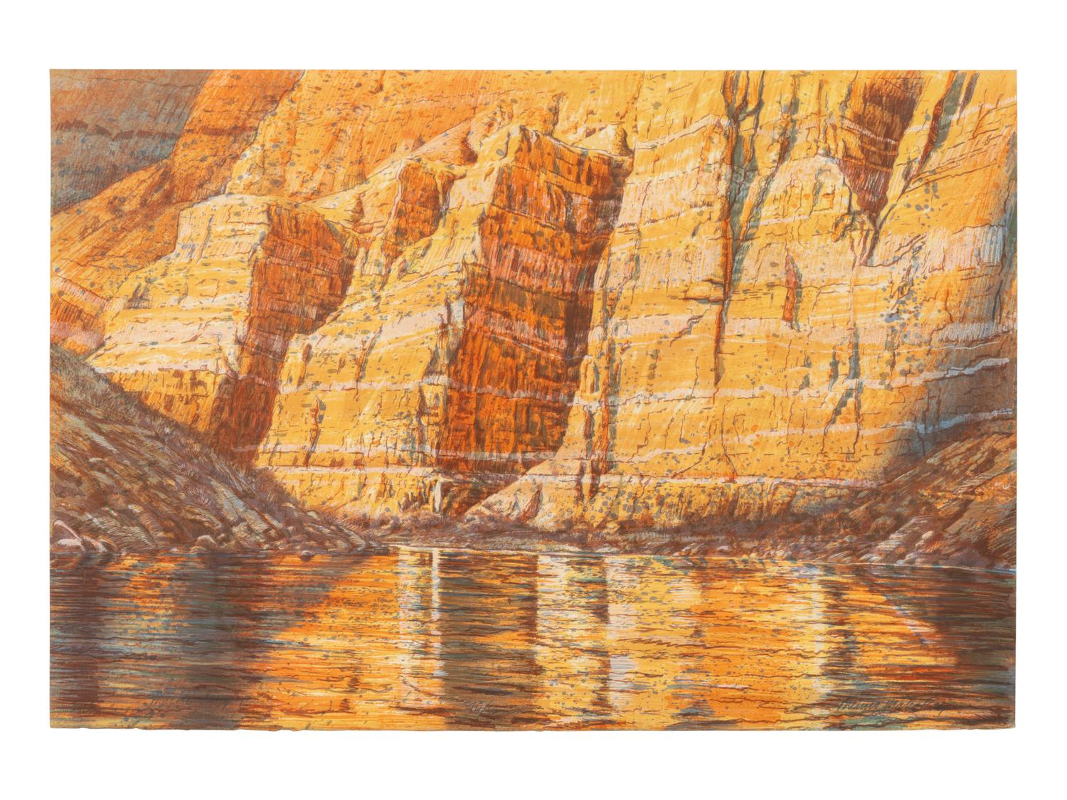 Three Works: Dubendorff Morning , edition 24/80, Marble Canyon, edition 70/80 and Powell Love , edition 10/100