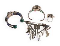 Whimsical Southwestrn-style Silver Jewelry