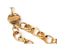 Chanel Chain Link Necklace with Glass Flower, c1985