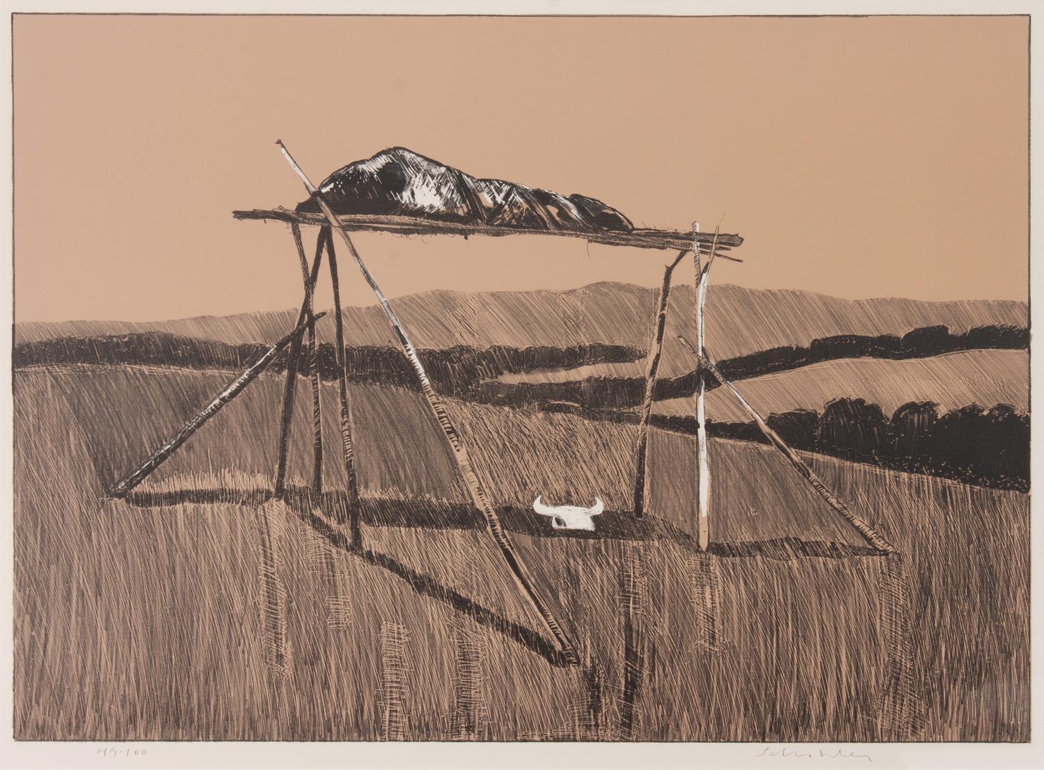 Burial at Mouse River , edition 49/100, 1979
