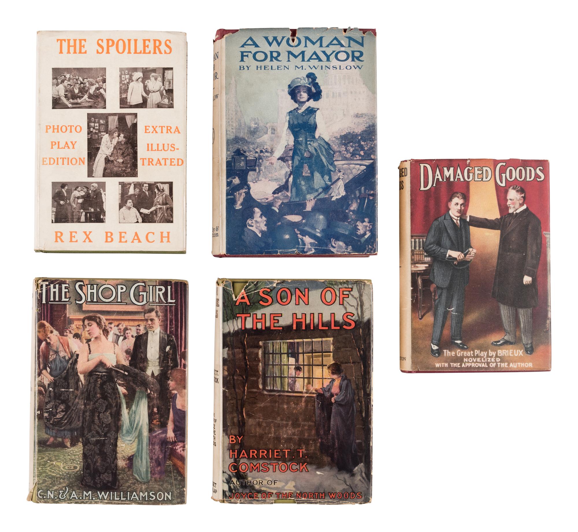 [PUBLISHER'S TRADE BINDINGS] -- [BINDINGS - 20th CENTURY DUST JACKETS] -- A group of 17 works in original dust jackets, comprising: