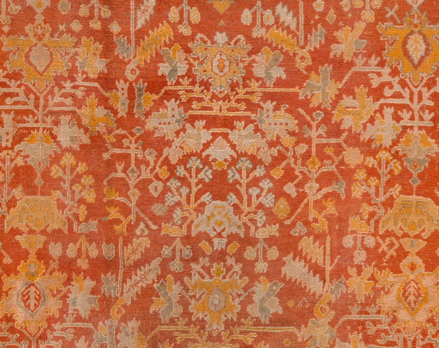 An Oushak Wool Rug