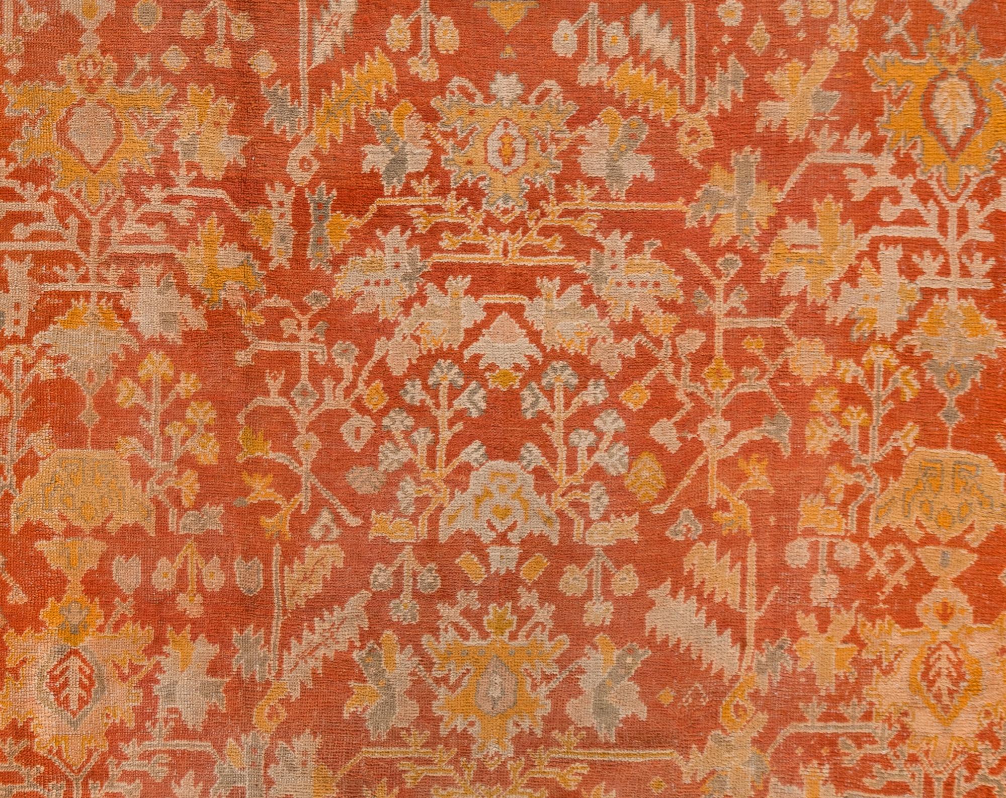 An Oushak Wool Rug