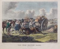 Henry ALKEN, after - Henry ALKEN and Thomas SUTHERLAND, engravers Image 10 3/4 x 15 inches. — High Mettled Racer, Plate I-VI