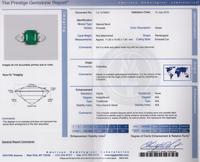 A Fine Platinum, Yellow Gold, Colombian Emerald and Diamond Ring, 4.20 dwts.
