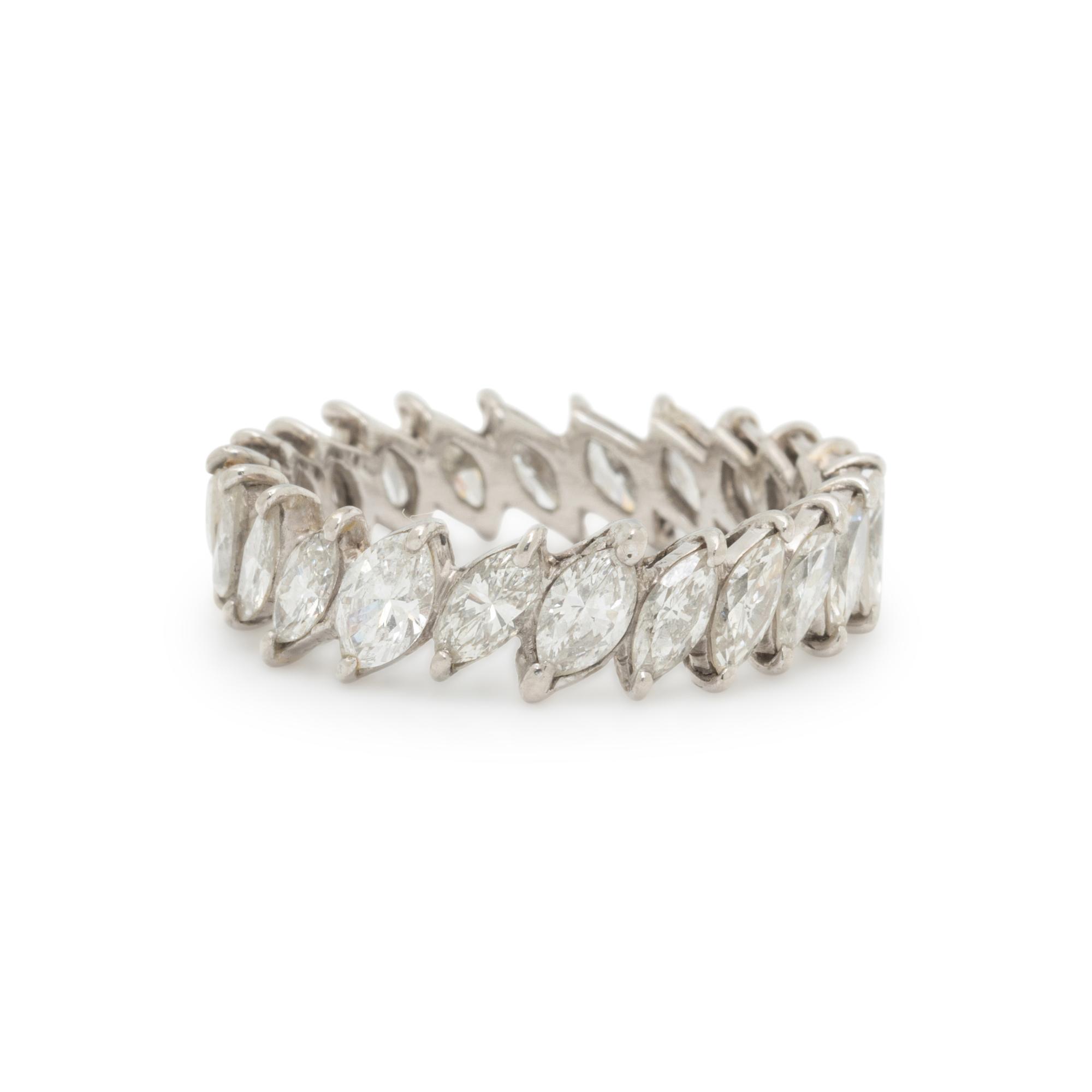 DIAMOND AND PLATINUM ETERNITY BAND