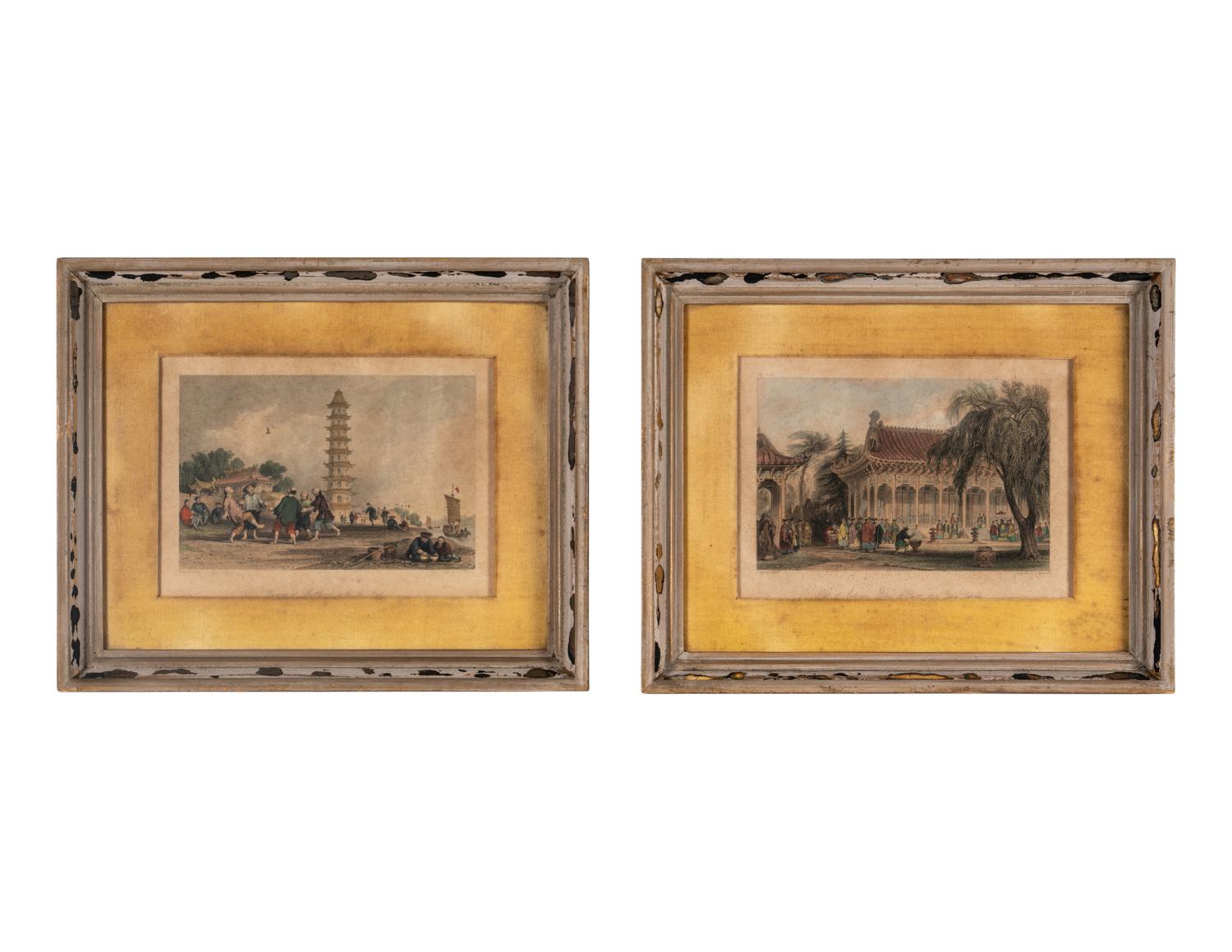 Five Etchings Depicting Life in China