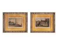 Five Etchings Depicting Life in China