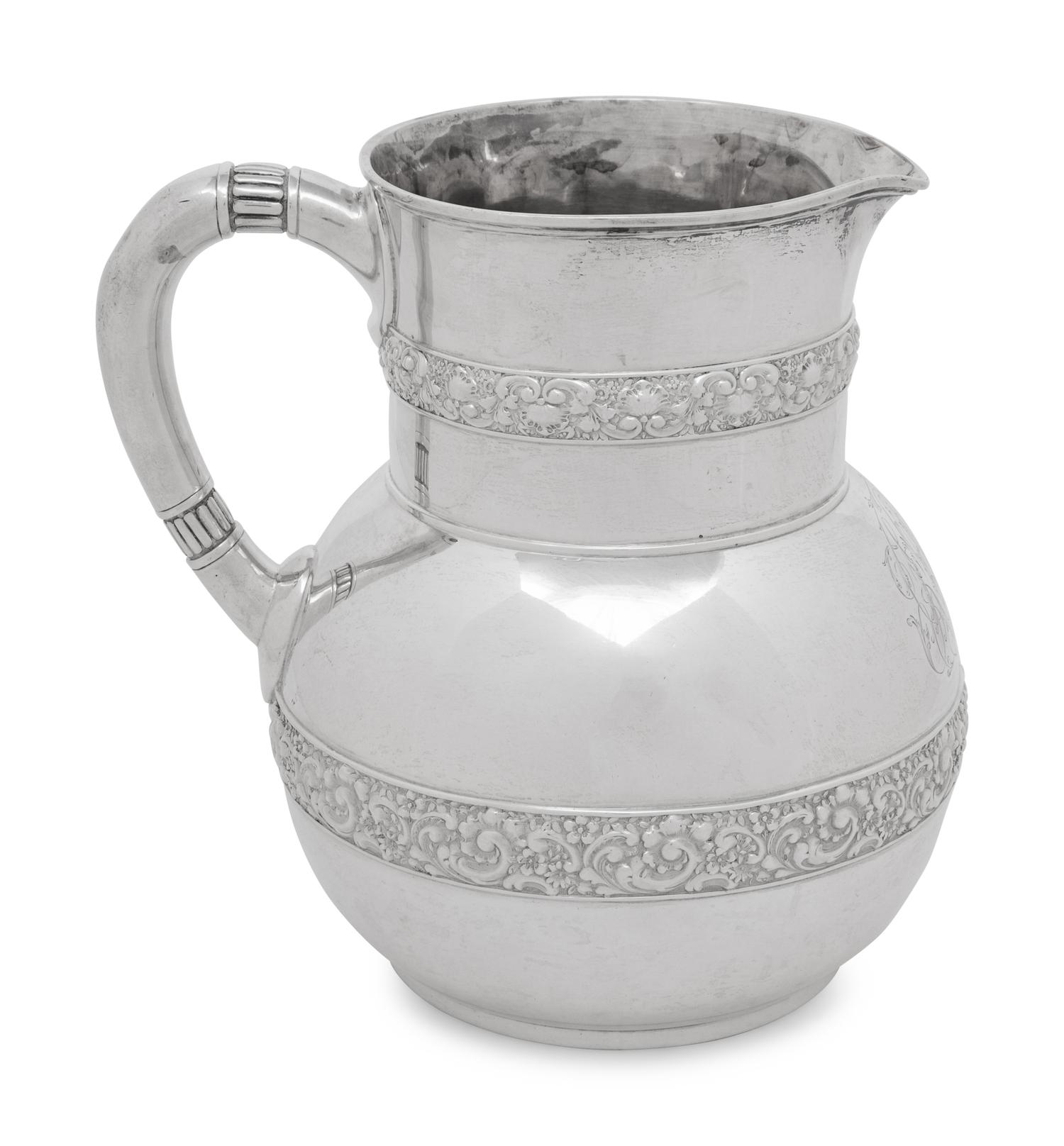A Tiffany and Co. Silver Water Pitcher