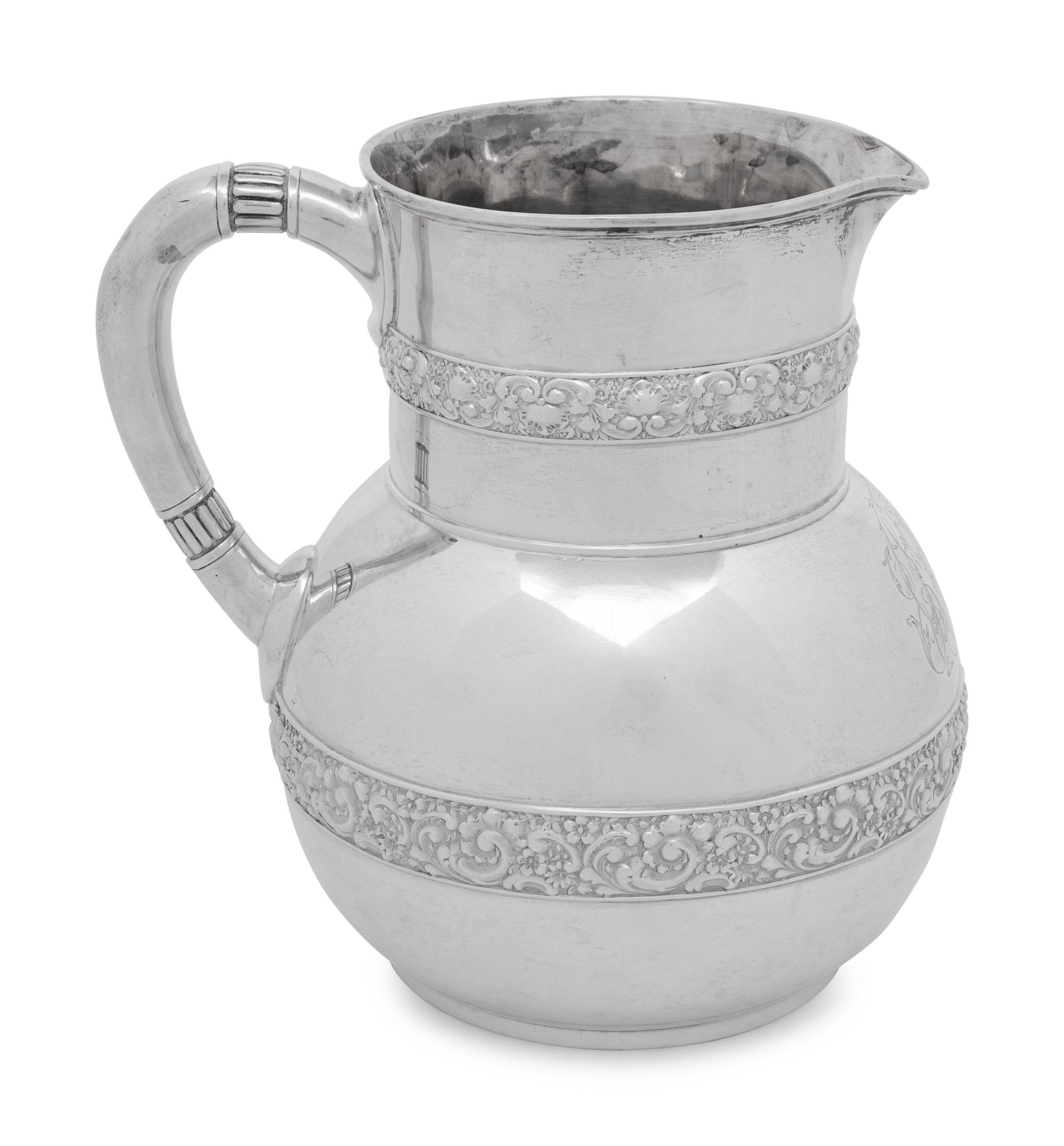 A Tiffany and Co. Silver Water Pitcher