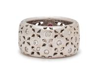 An 18 Karat White Gold and Diamond 'Granada' Ring, Roberto Coin,