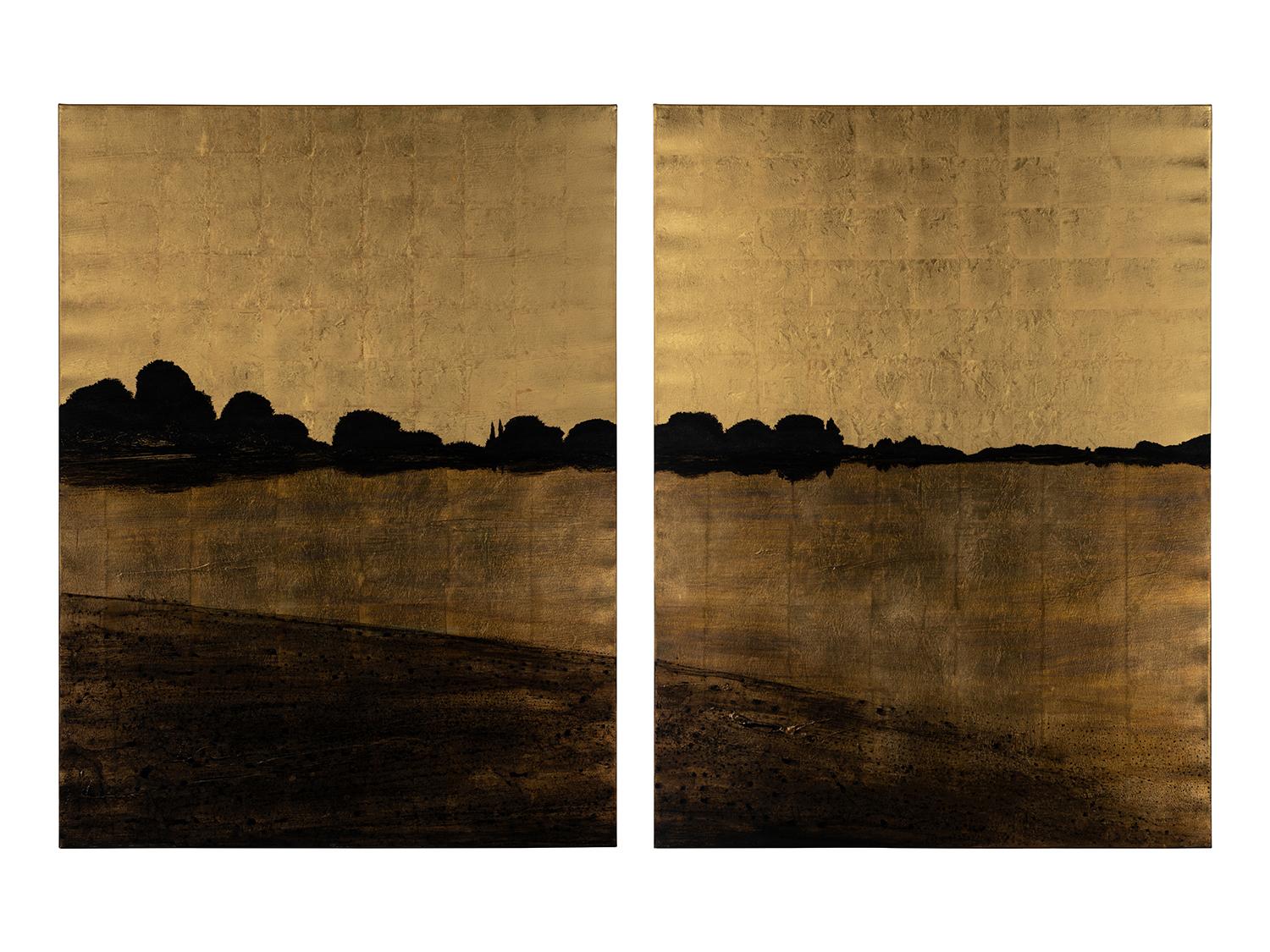 Landscape Noir , 2003 (diptych)