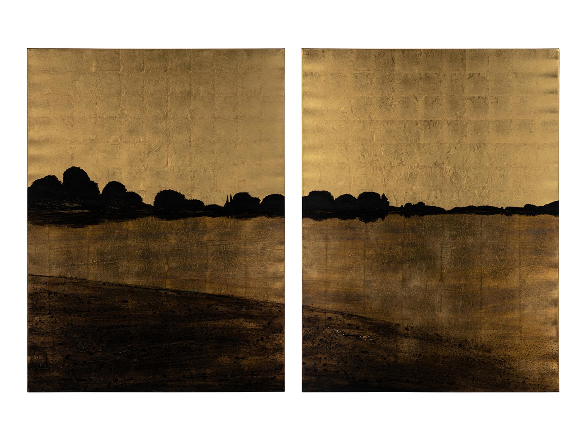 Landscape Noir , 2003 (diptych)
