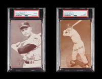 A Group of 1947-66 and 1963 Exhibits Mickey Mantle Baseball Cards