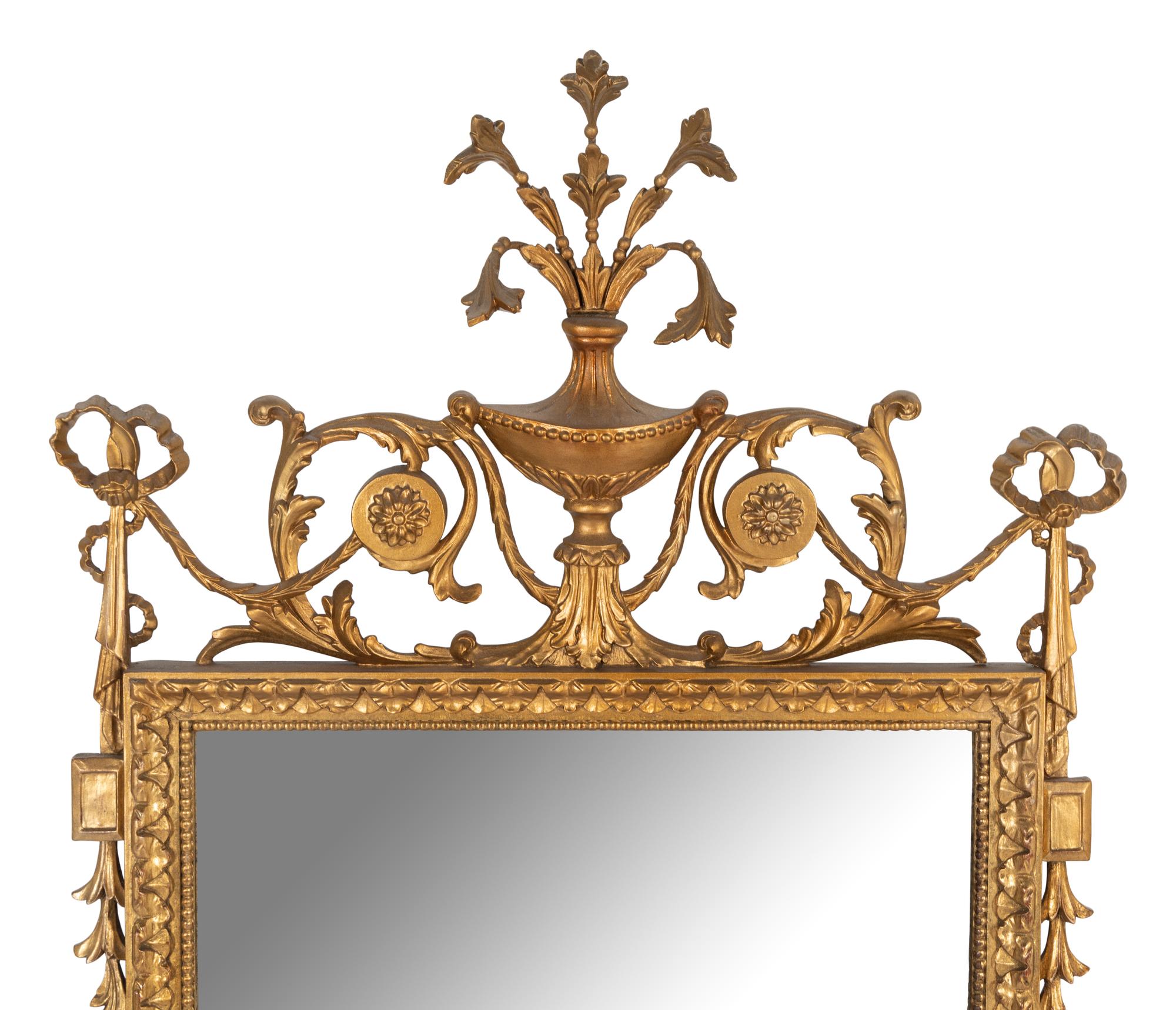 An Italian Style Giltwood Mirror