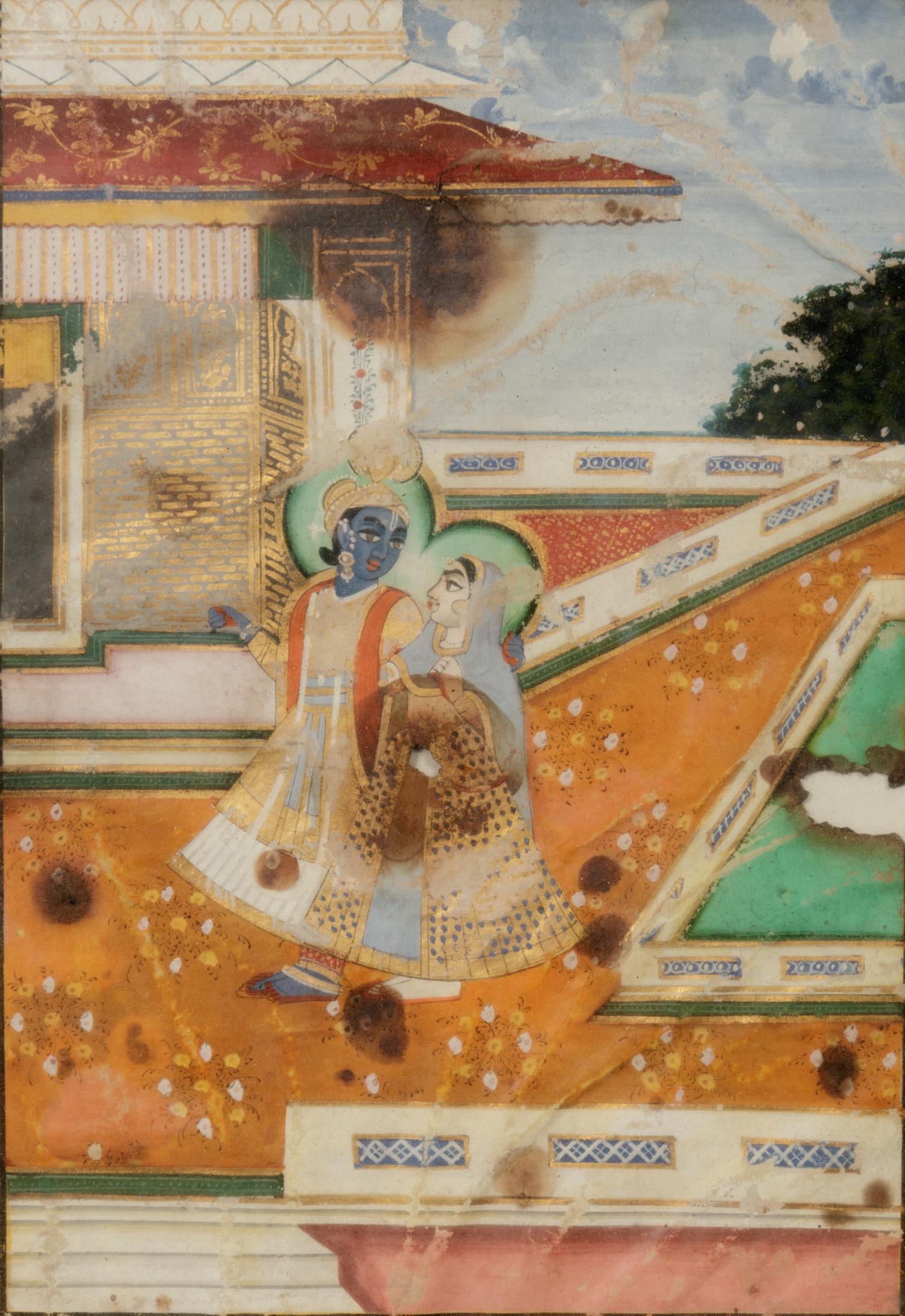 Three Indian Miniature Paintings
