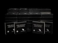 A Collection of Fifty-Six America the Beautiful 5 oz. Silver Rounds