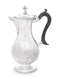 An English Silver-Plate Coffee Pot