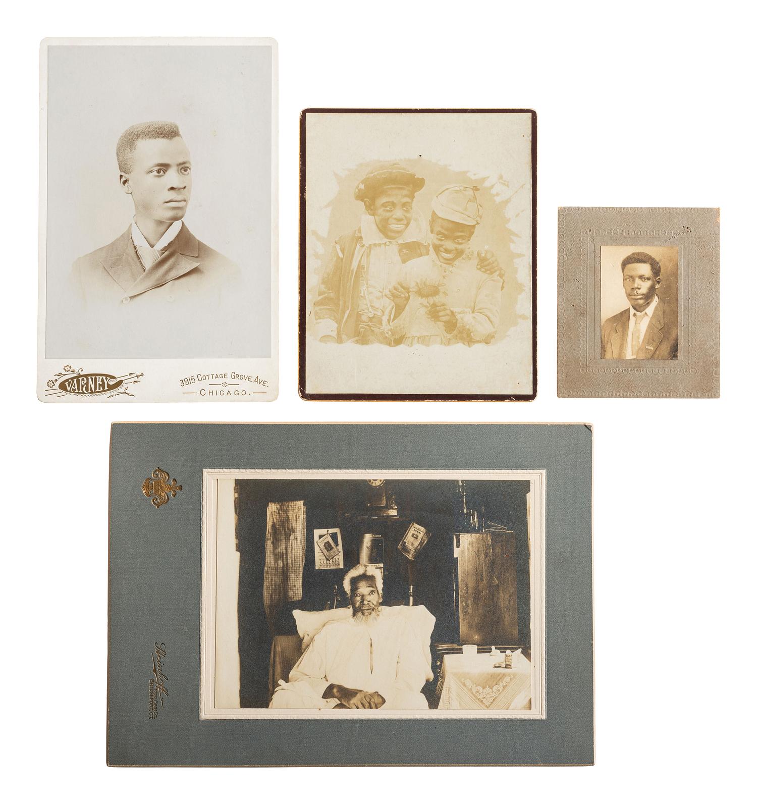 [EARLY PHOTOGRAPHY] Photographs of African Americans, plus.