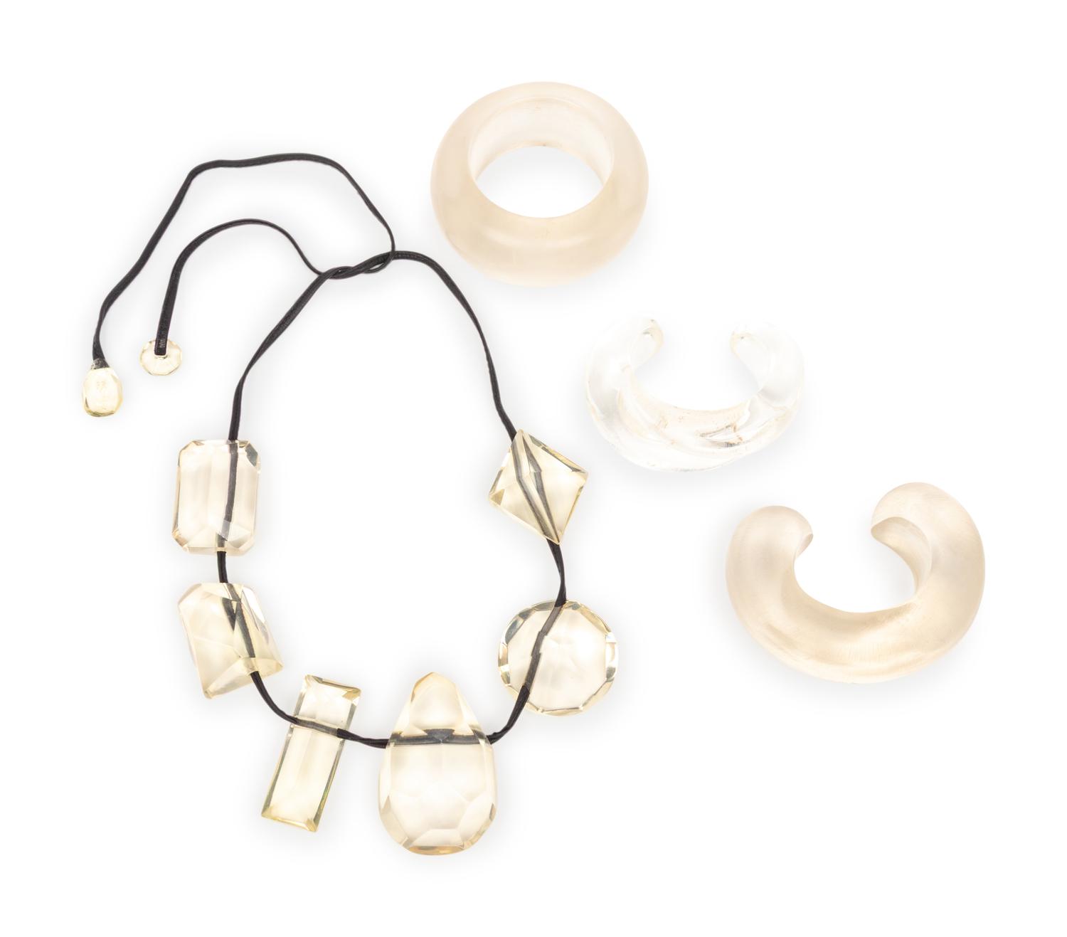 Monies, One Necklace & Three Bangles