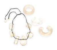 Monies, One Necklace & Three Bangles