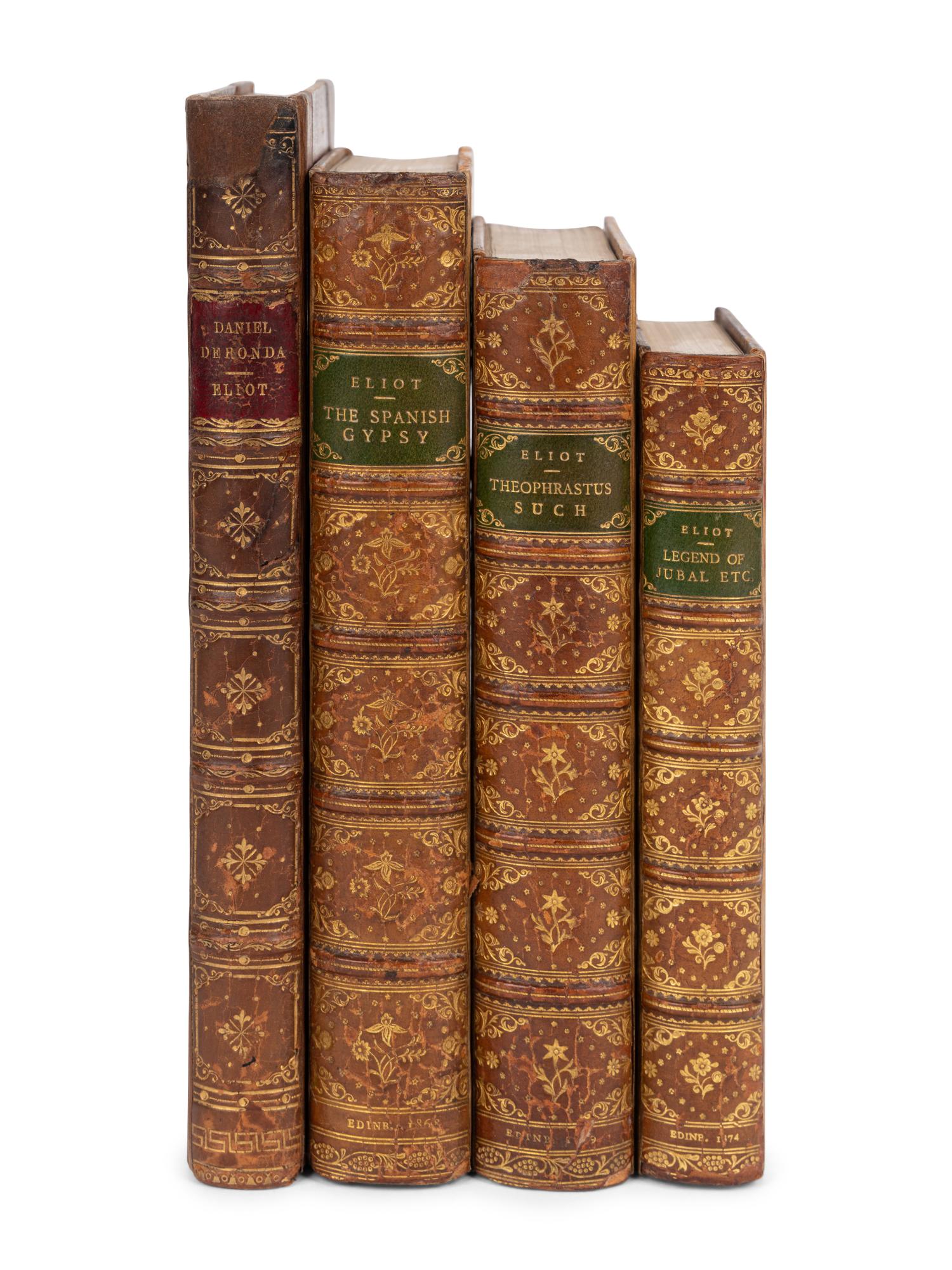 ELIOT, George ("Mary Anne Evans Lewes") (1819-1880). A group of 5 works, comprising: