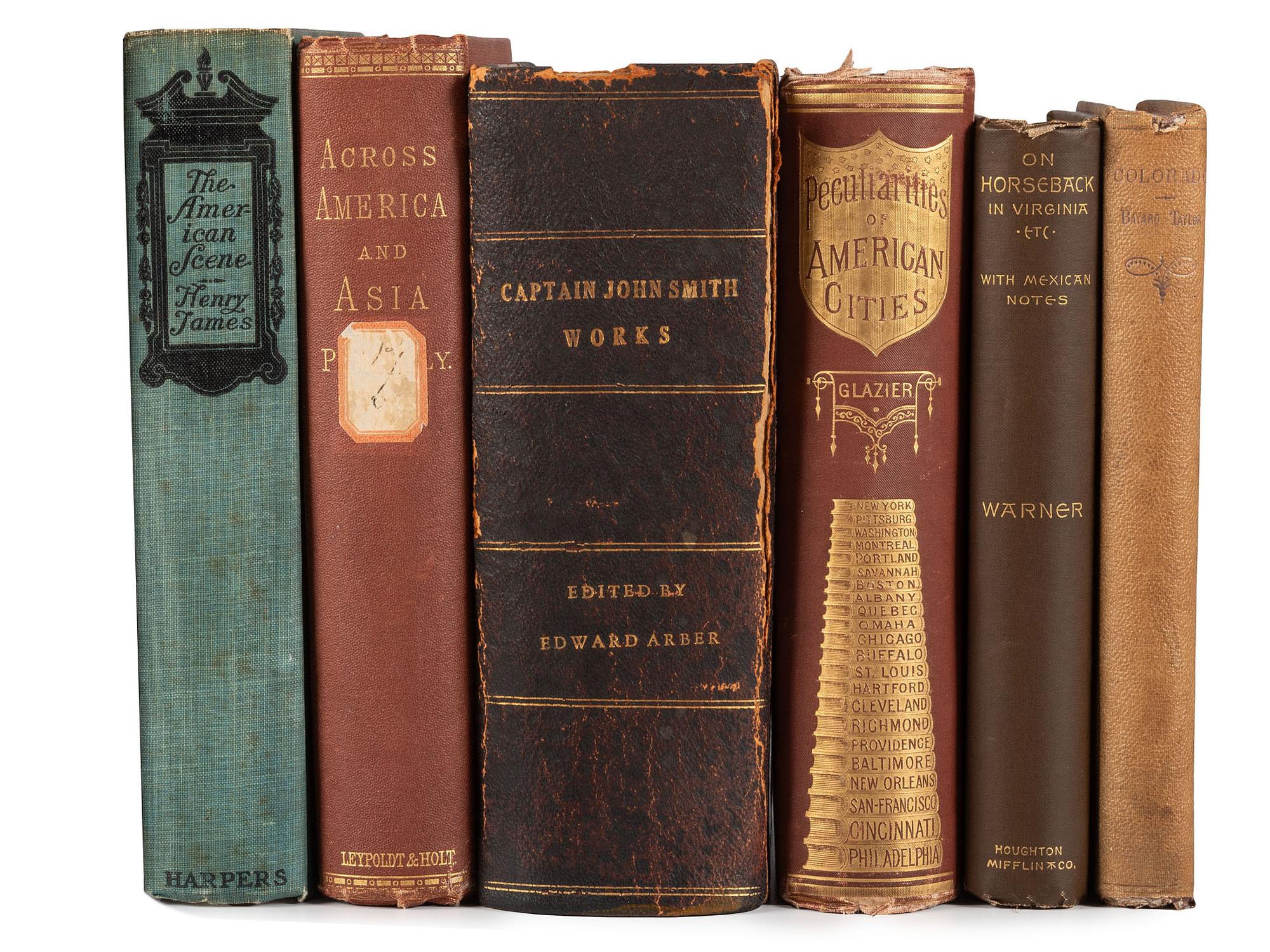 American Travel, Exploration & Expansion [AMERICAN TOUR NARRATIVES]. A group of 6 titles, comprising: