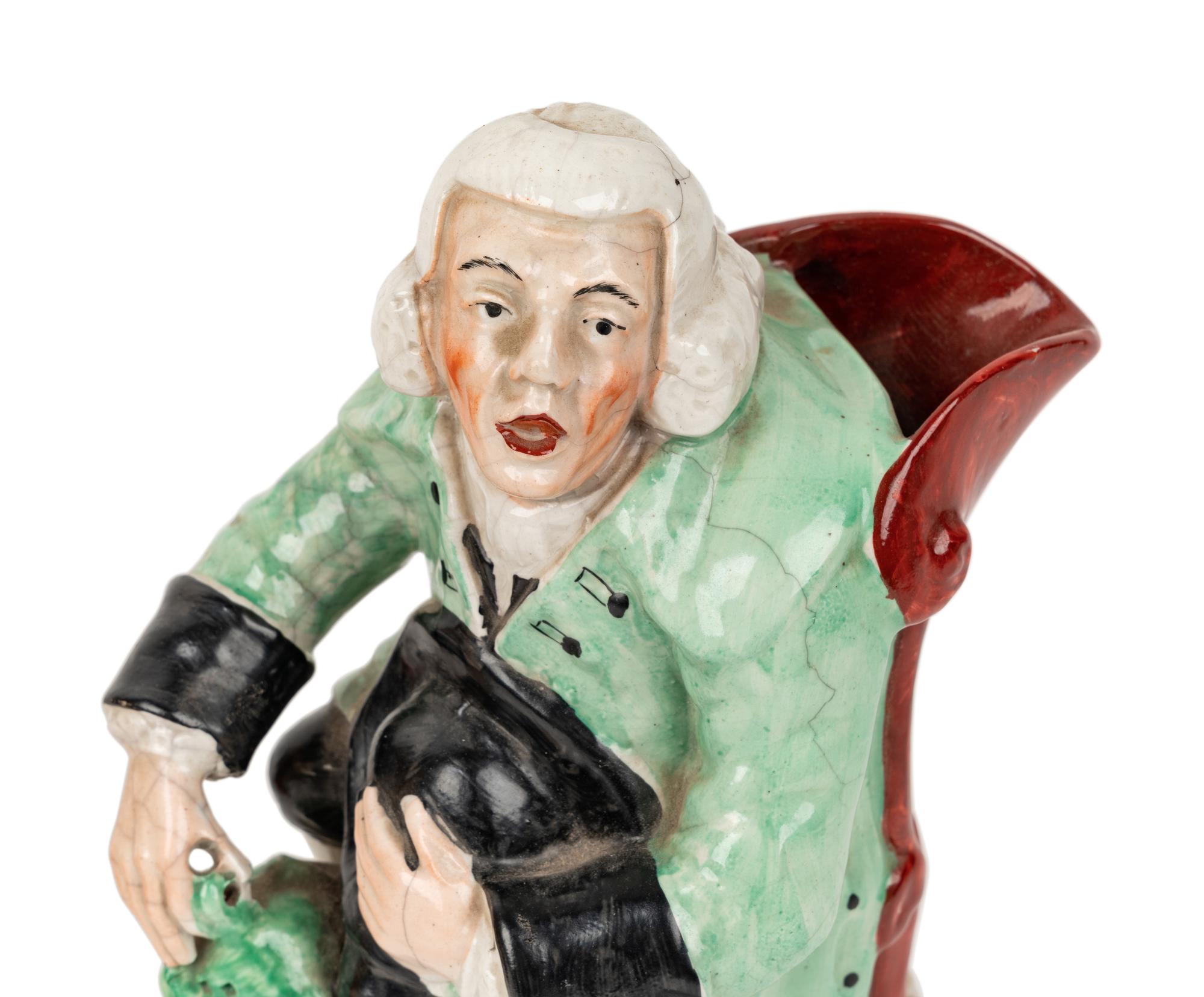 A "Nightwatchman" Toby Jug and Another Toby Jug
