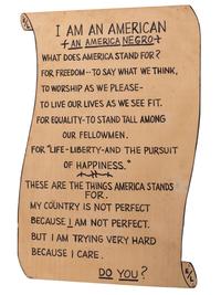 [CIVIL RIGHTS]. LEE, Edward, attributed. I am an American Negro . Jackson, MS: July 1963.