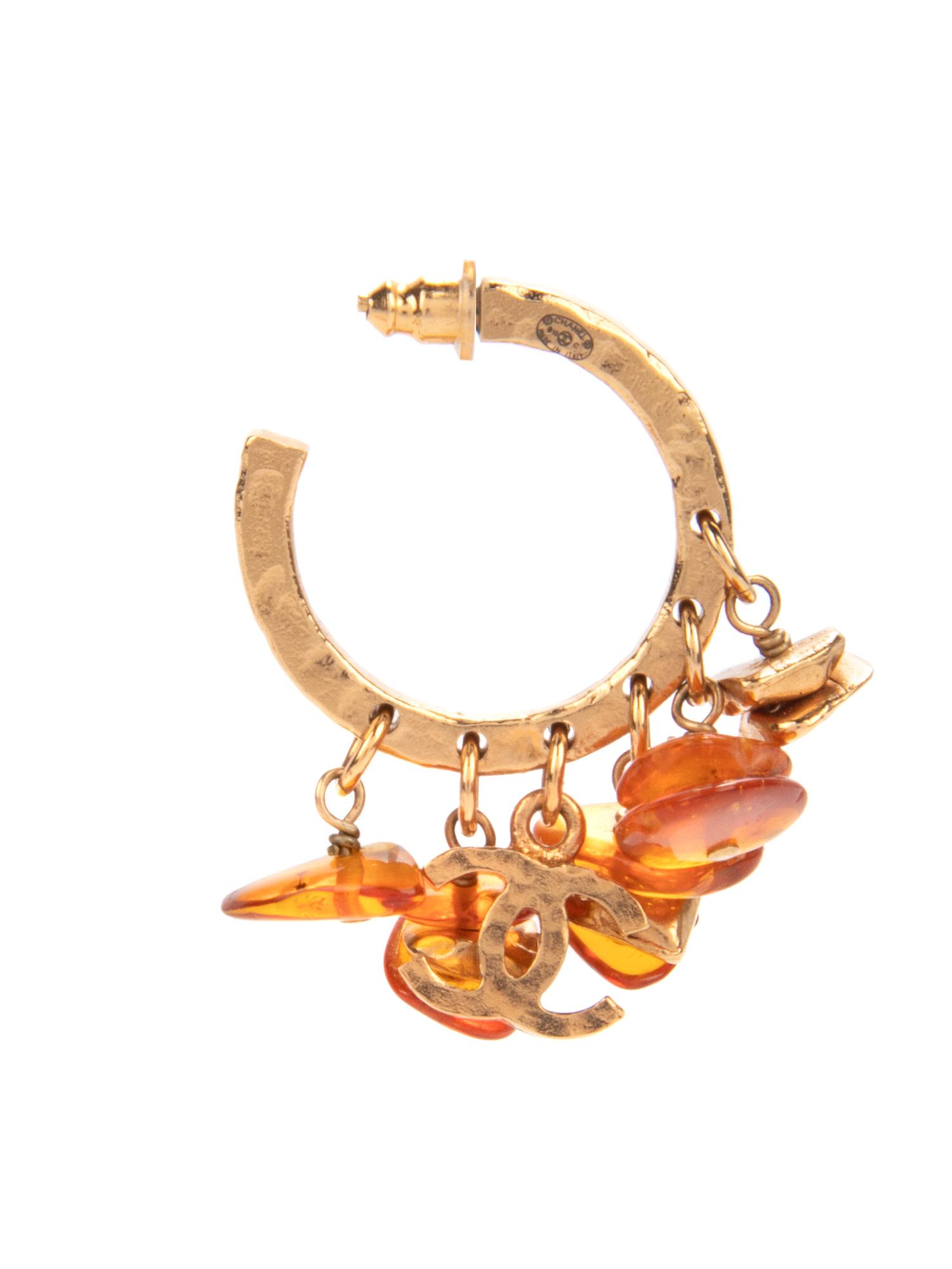Chanel Pair of Beaded Earrings, 2011