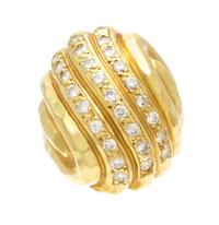An 18 Karat Yellow Gold and Diamond Ring, Henry Dunay, 9.40 dwts.