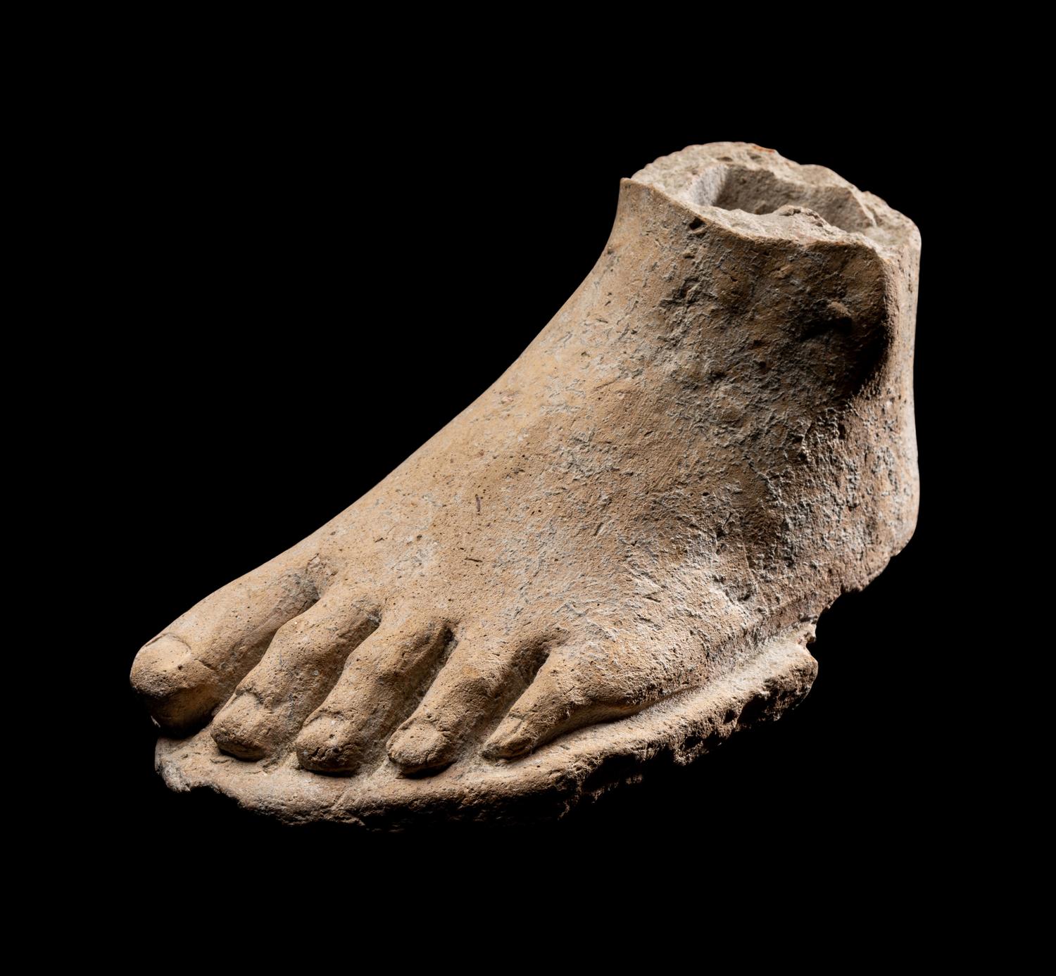 An Etruscan Terracotta Left Foot