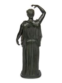 A Grand Tour Bronze Figure of a Danaid
