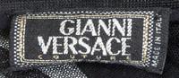 A Gianni Versace Black Sheer Silk Lingerie Dress, Size 42.