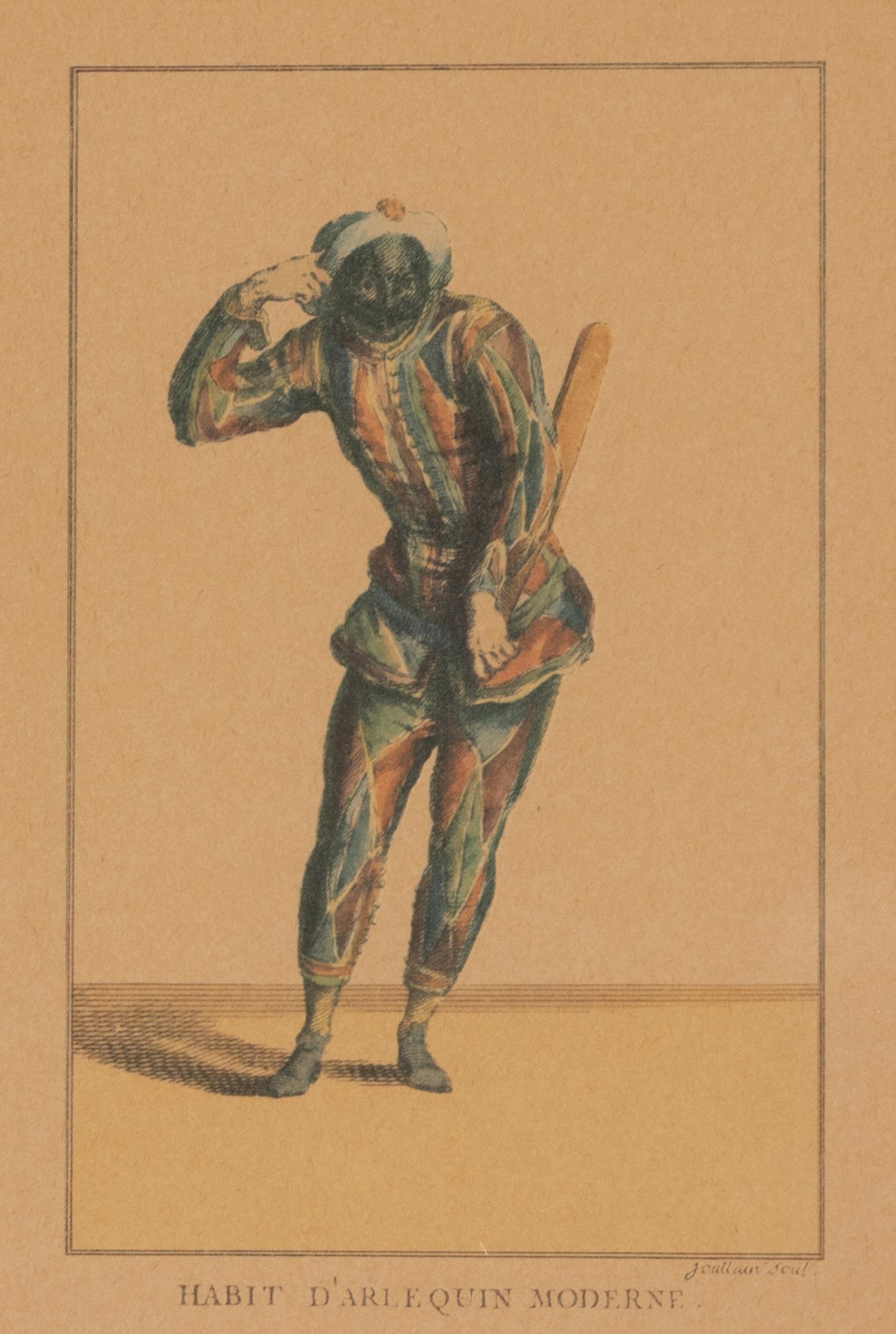 A Group of Four Colored Engravings from Histoire du Théâtre Italien