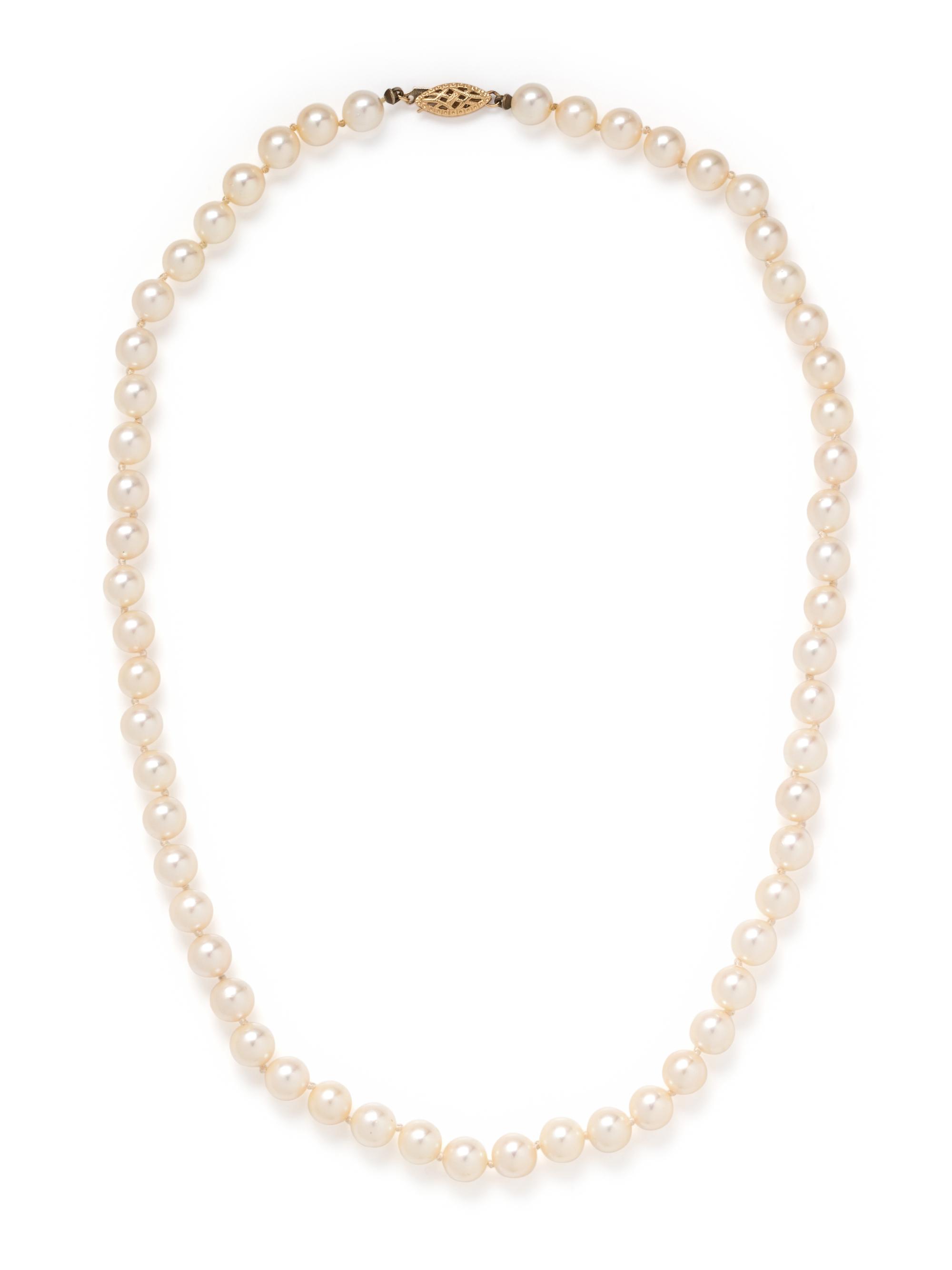 CULTURED PEARL NECKLACE