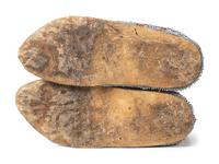 Apache Beaded Hide Moccasins