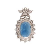 SAPPHIRE AND DIAMOND PENDANT