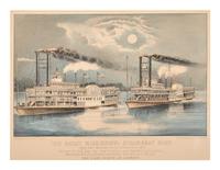[MISSISSIPPI STEAMBOATS] -- CURRIER and IVES, publishers