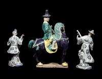 Three Chinese Porcelain Figures